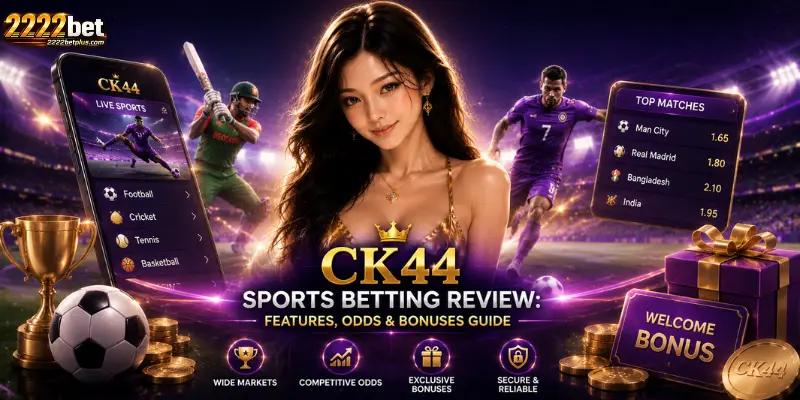CK44 Sports Betting Review: Features, Odds & Bonuses Guide