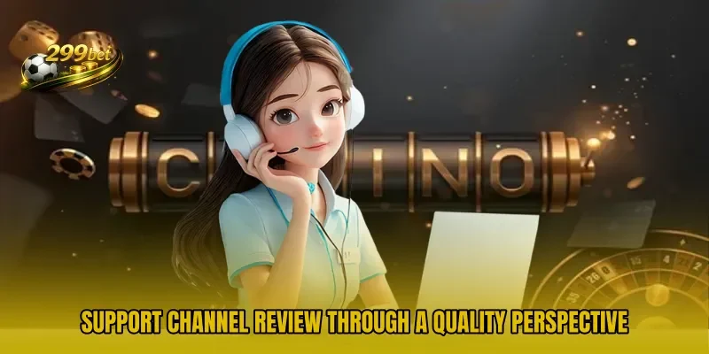 Support channel review through a quality perspective